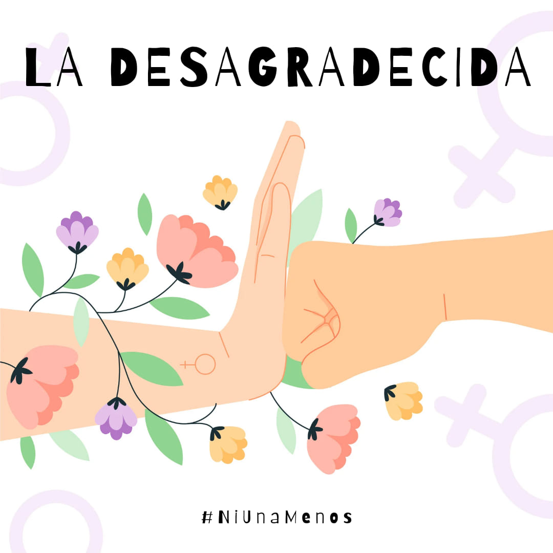 mano con flores